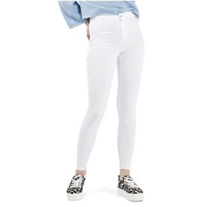 Topshop White Joni Highwaist Jeans NWT
